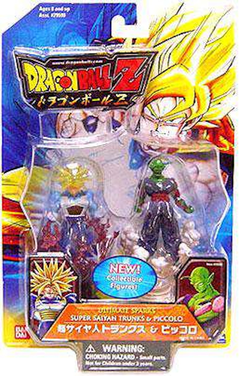 Bandai America Dragon Ball Z Ultimate Sparks Super Saiyan Trunks & Piccolo PVC Figure 2-Pack