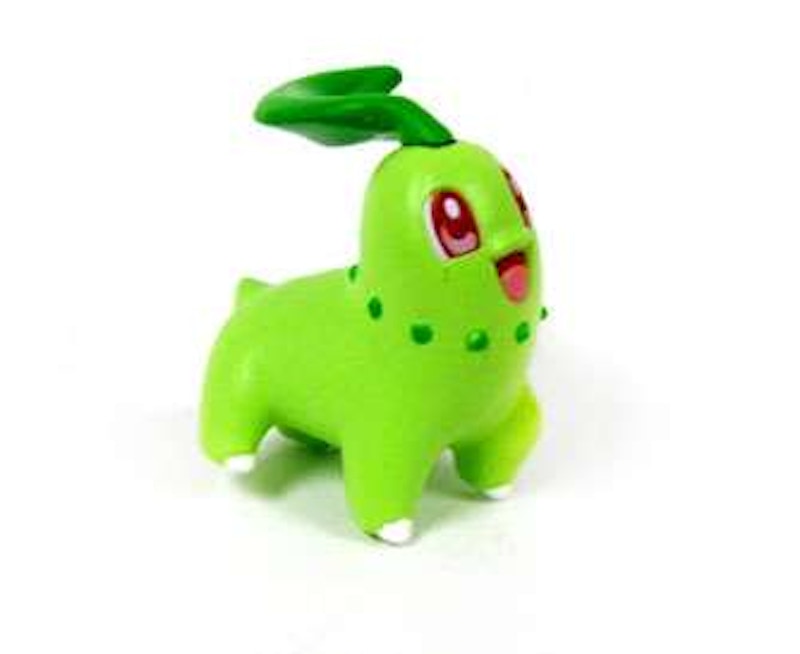 Bandai Pokemon Pikachu the Movie Chikorita Micro Clipping Figure