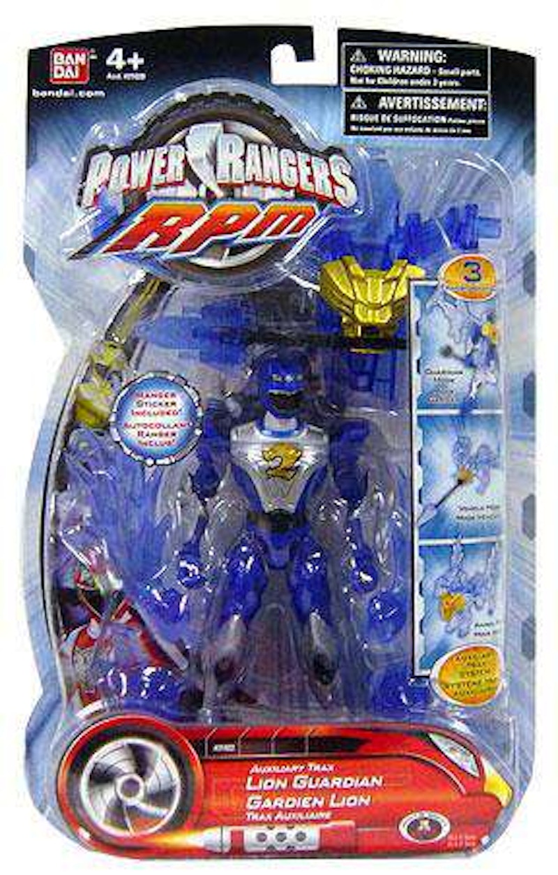 Bandai America Power Rangers Auxilliary Trax Auxiliary Trax Lion Guardian Action Figure