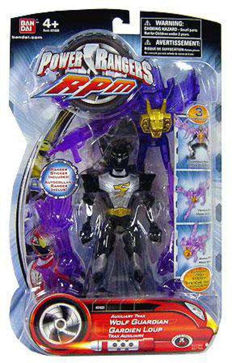 Bandai America Power Rangers Auxilliary Trax Auxiliary Trax Wolf Guardian Action Figure