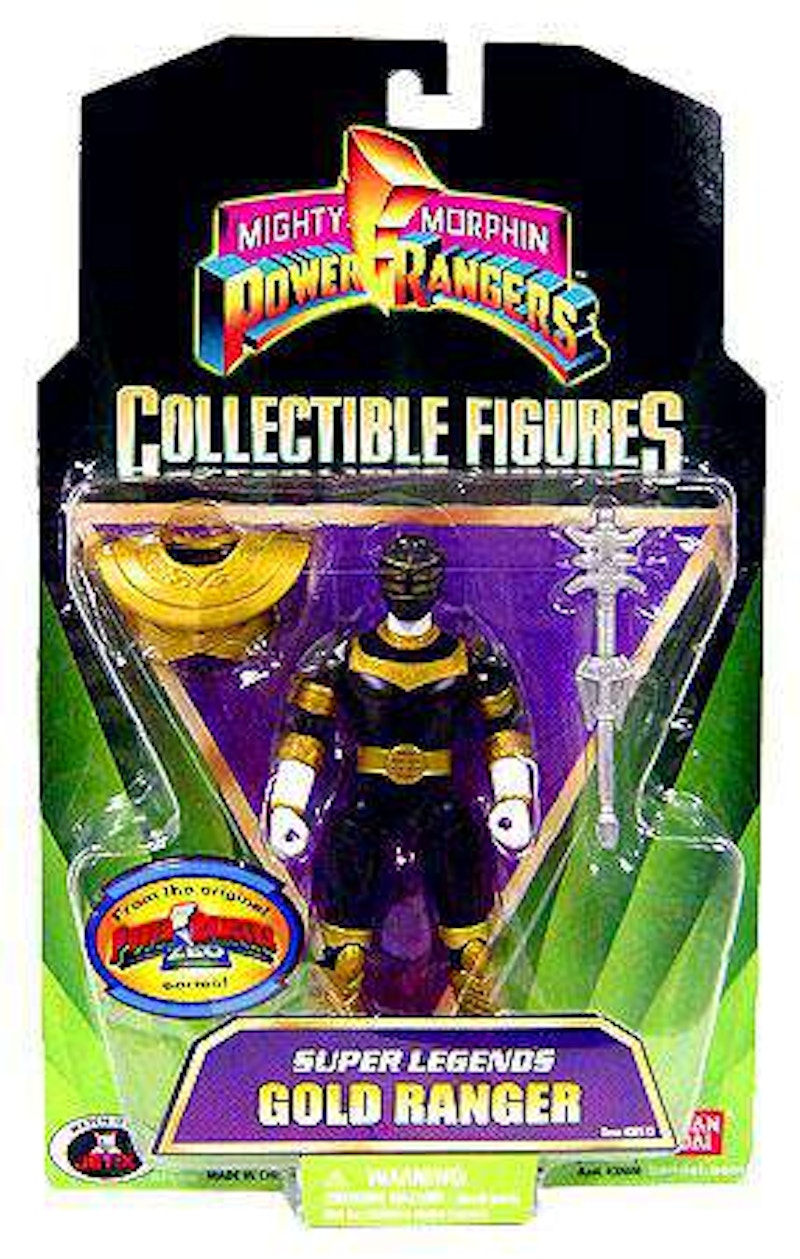 Bandai America Power Rangers Collectible Figures Super Legends Gold Ranger Action Figure