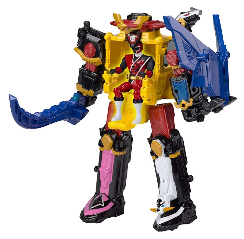 Bandai America Power Rangers Deluxe Ninja Steel Megazord Action Figure