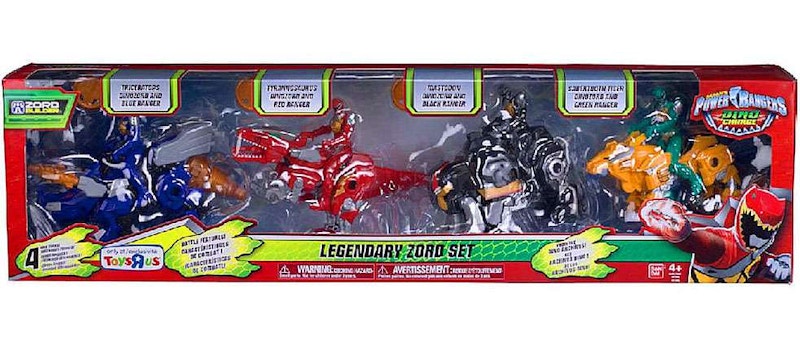 Bandai America Power Rangers Dino Charge Legendary Zord Set Toys 'R Us Exclusive Action Figure 4-Pack
