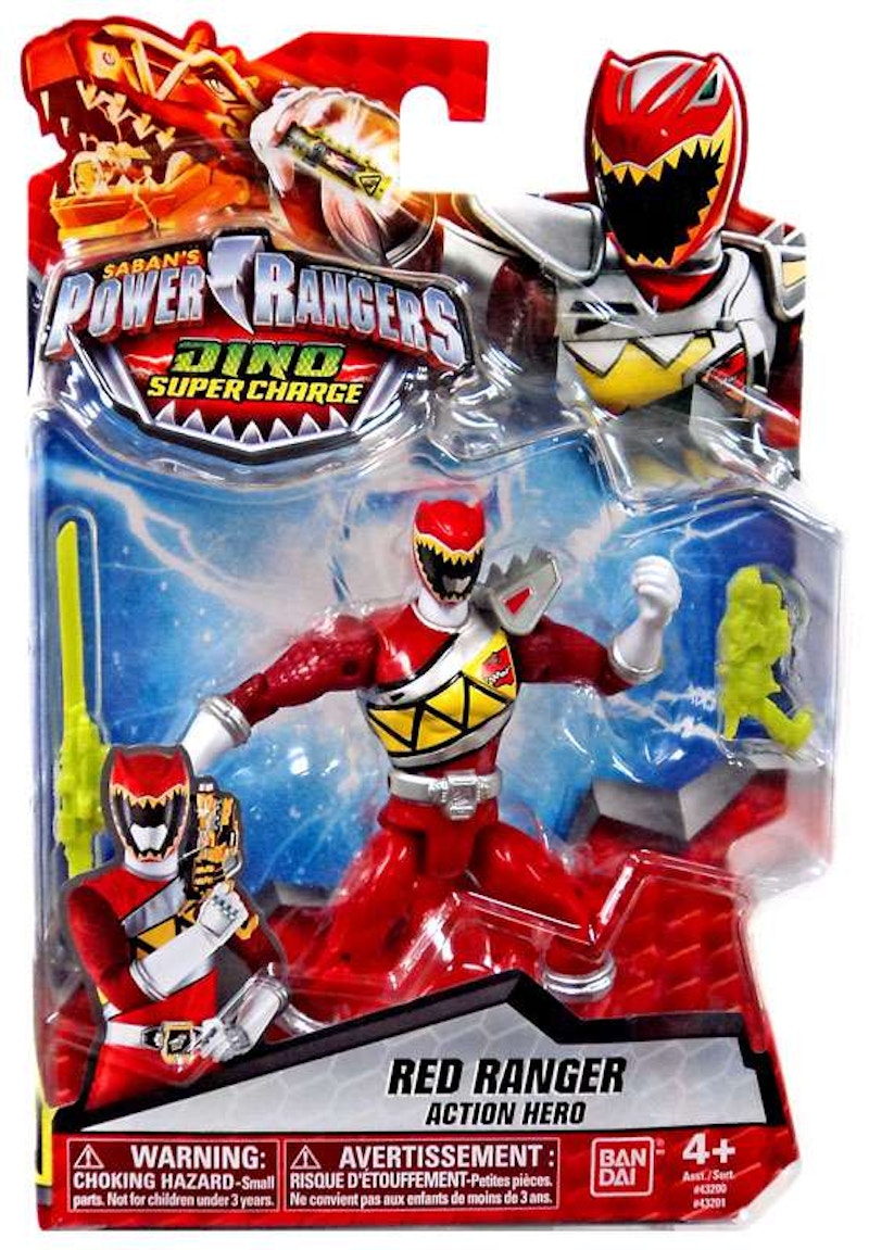 Bandai America Power Rangers Dino Super Charge Red Ranger Action Hero Action Figure