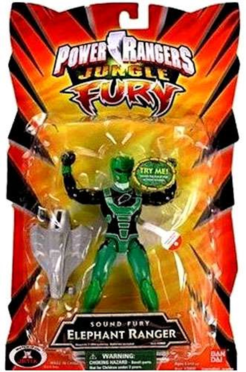 Bandai America Power Rangers Jungle Fury Sound Fury Elephant Ranger Action Figure