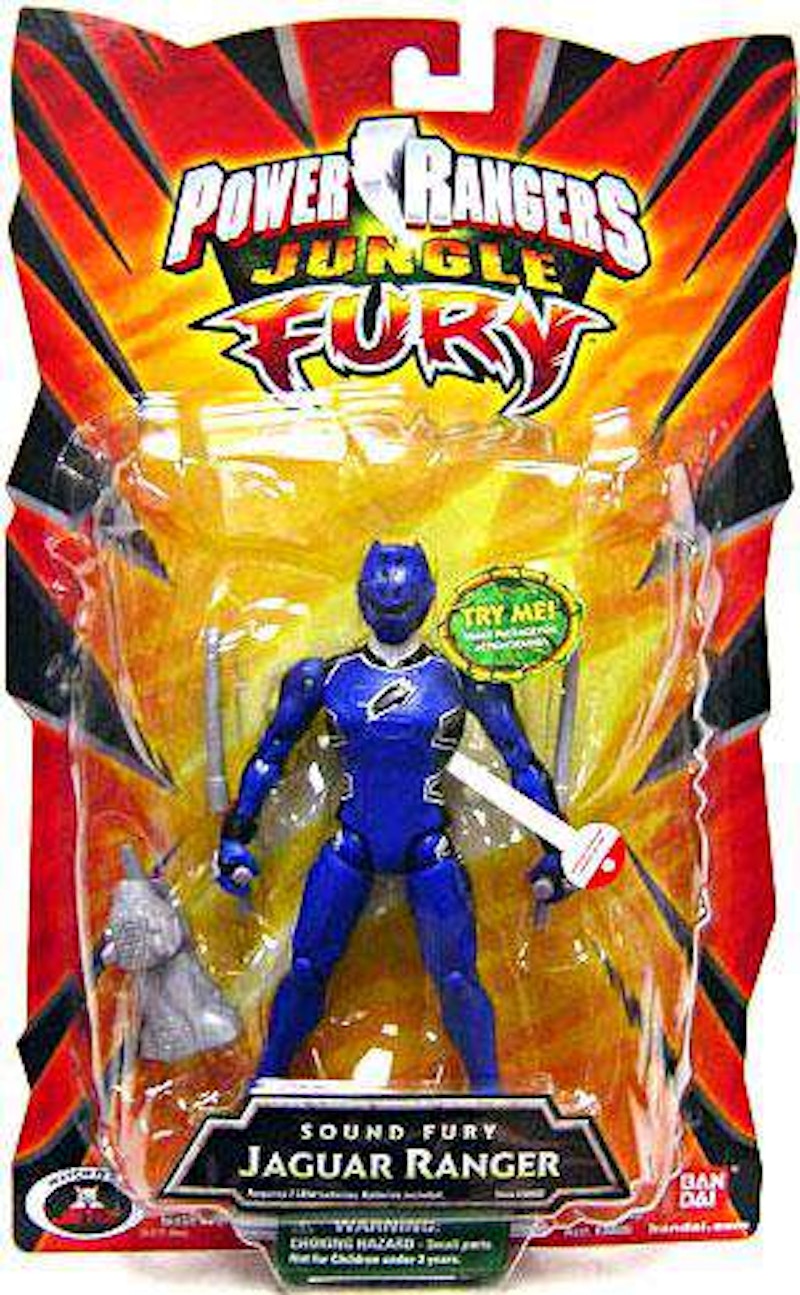 Bandai America Power Rangers Jungle Fury Sound Fury Jaguar Ranger Action Figure