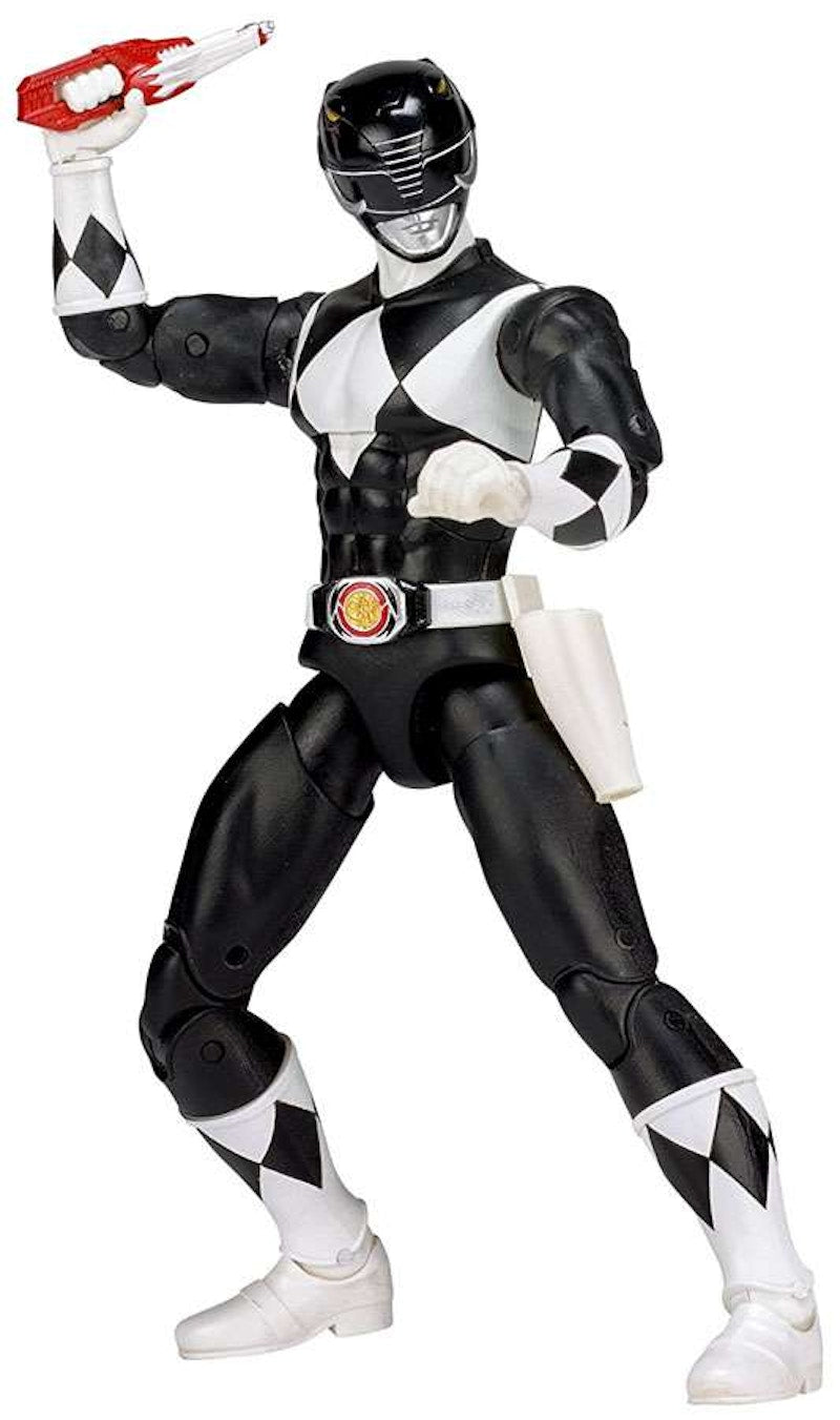 Bandai America Power Rangers Legacy Build A Megazord Black Ranger MMPR Action Figure