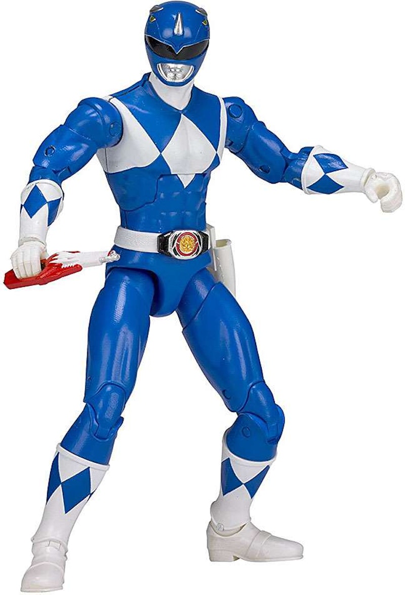 Bandai America Power Rangers Legacy Build A Megazord Blue Ranger MMPR Action Figure