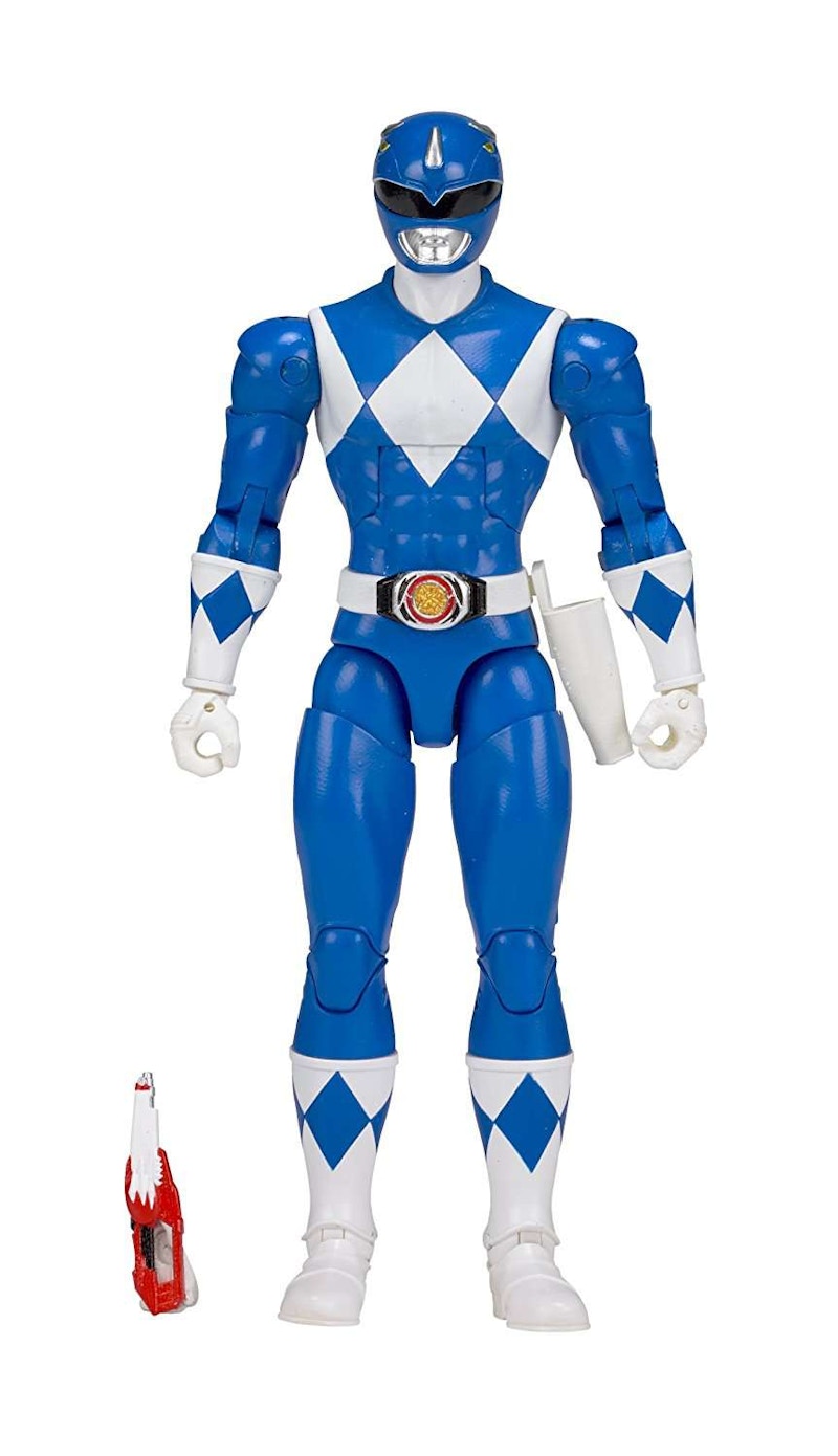 Bandai America Power Rangers Legacy Build A Megazord Blue Ranger MMPR Action Figure