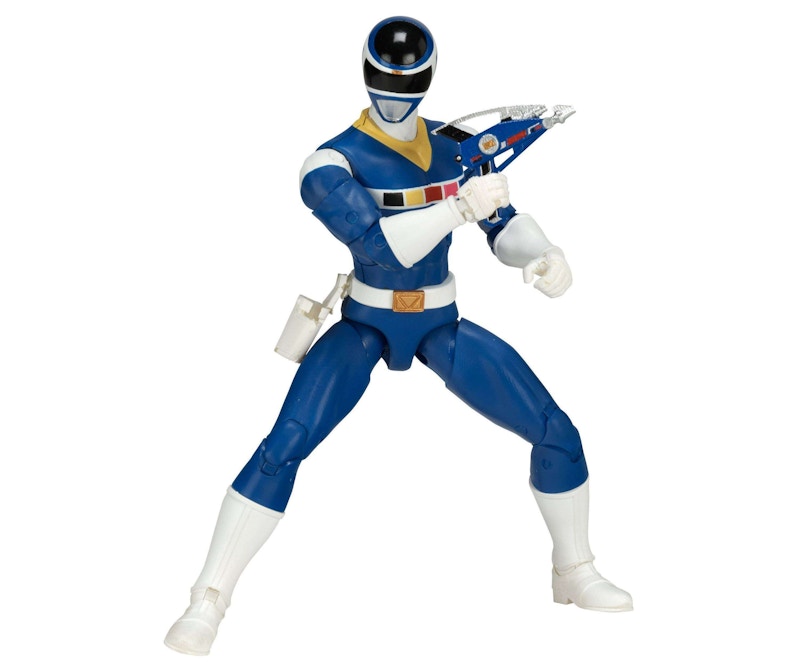 Bandai America Power Rangers Legacy Build A Megazord Blue Ranger PRIS Action Figure