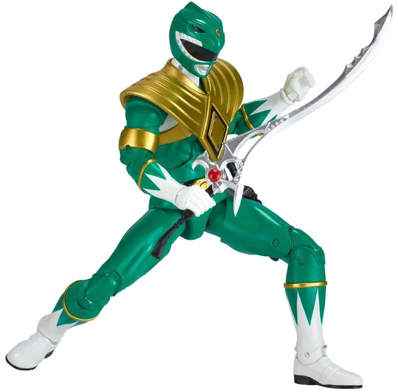 Bandai America Power Rangers Legacy Build A Megazord Green Ranger MMPR Action Figure