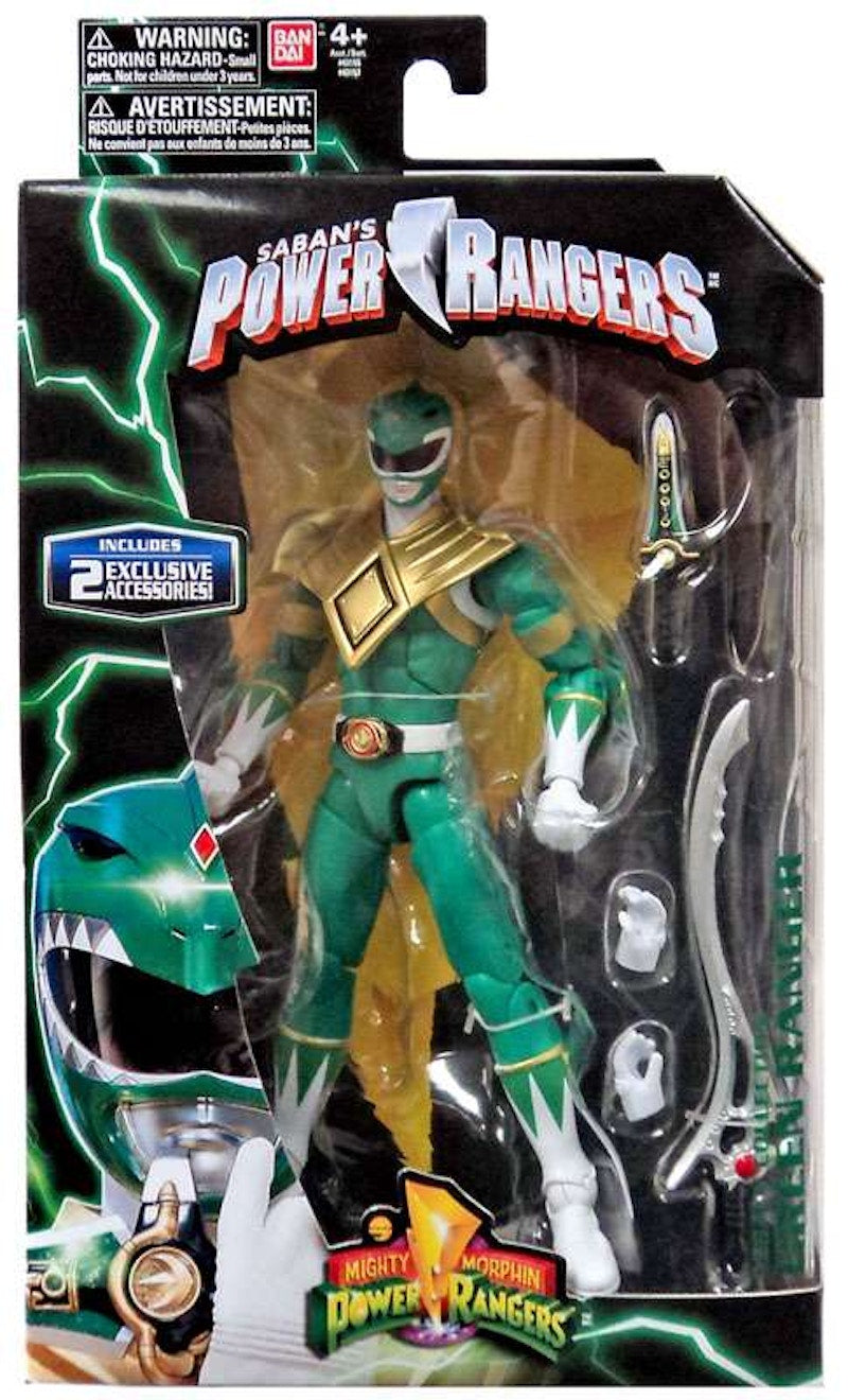 Bandai America Power Rangers Legacy Build A Megazord Green Ranger MMPR Action Figure