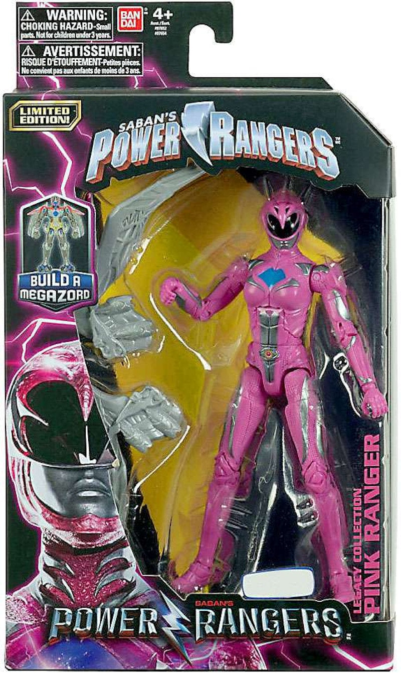 Bandai Power Rangers Legacy Build A Megazord Pink Ranger Movie Toys 'R Us Exclusive Action Figure