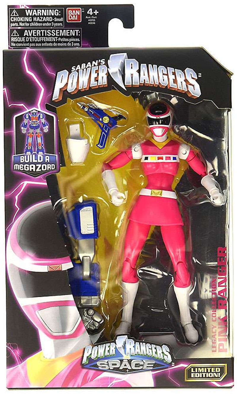 Bandai America Power Rangers Legacy Build A Megazord Pink Ranger PRIS Action Figure