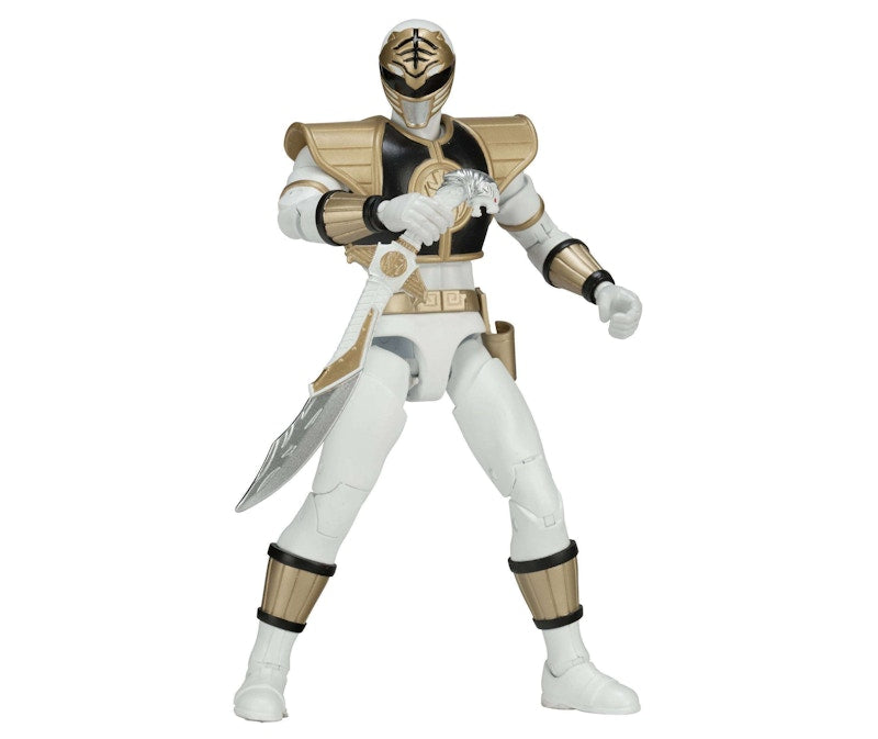 Bandai America Power Rangers Legacy Build A Megazord White Ranger MMPR Action Figure