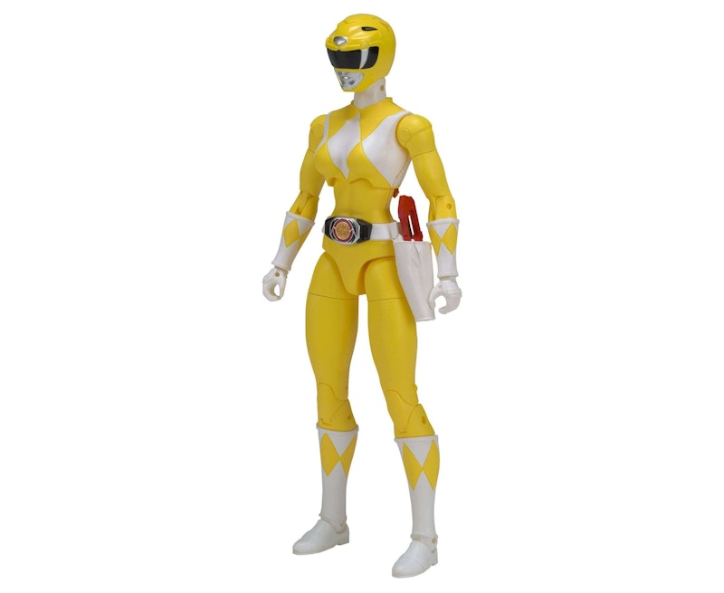 Bandai America Power Rangers Legacy Build A Megazord Yellow Ranger MMPR Action Figure
