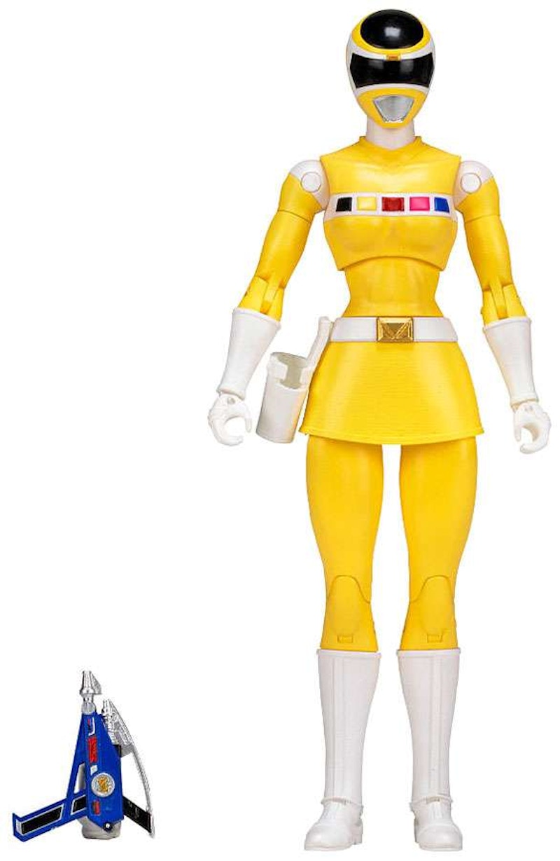 Bandai America Power Rangers Legacy Build A Megazord Yellow Ranger PRIS Action Figure