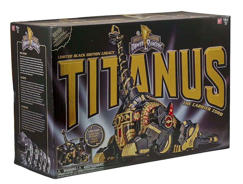 Bandai America Power Rangers Legacy Titanus Black Edition Action Figure