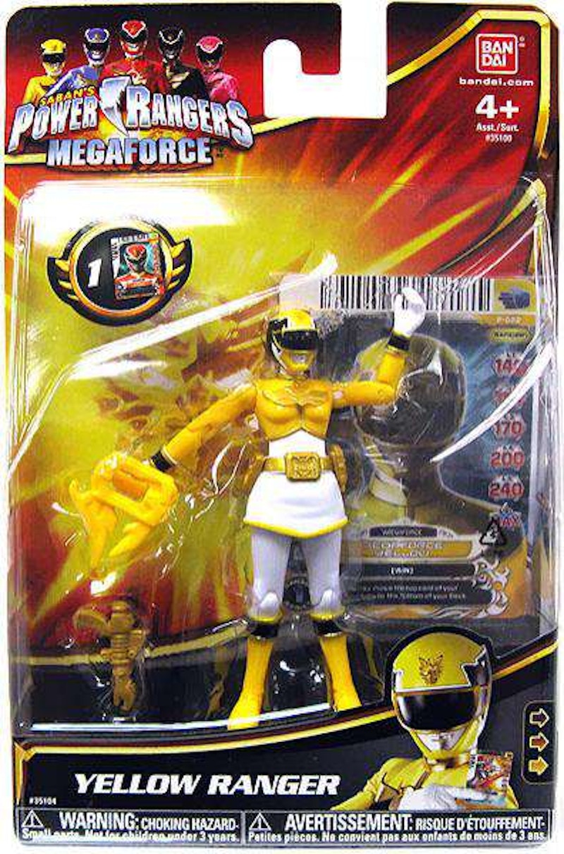 Bandai America Power Rangers Megaforce Yellow Ranger Action Figure