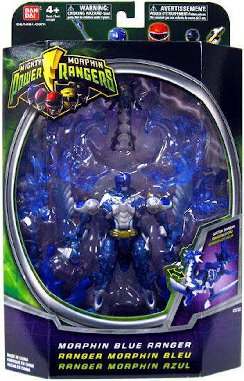Bandai America Power Rangers Mighty Morphin Morphin Blue Ranger Action Figure