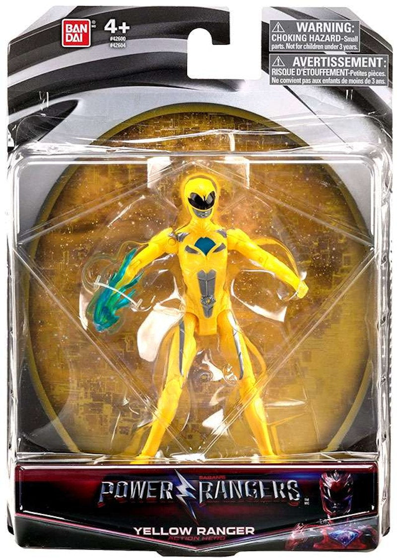 Bandai Power Rangers Movie Yellow Ranger Action Figure