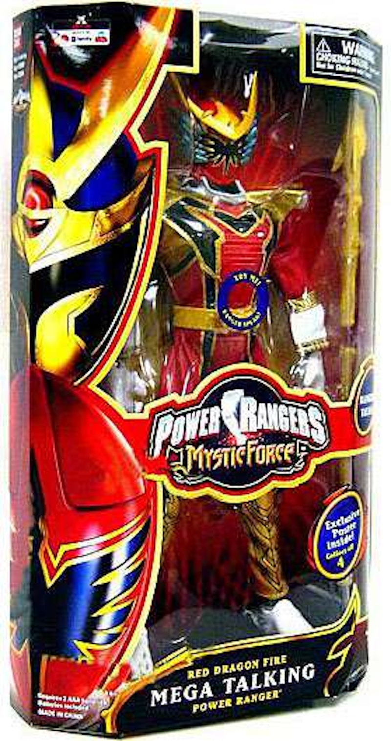 Bandai America Power Rangers Mystic Force Red Dragon Fire Mega Talking Power Ranger Deluxe Action Figure