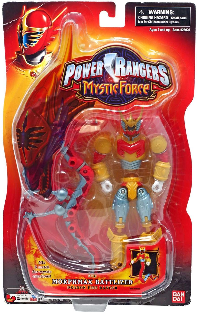 Bandai America Power Rangers Mystic Force Red Morphmax Battlized Dragon Fire Ranger Action Figure