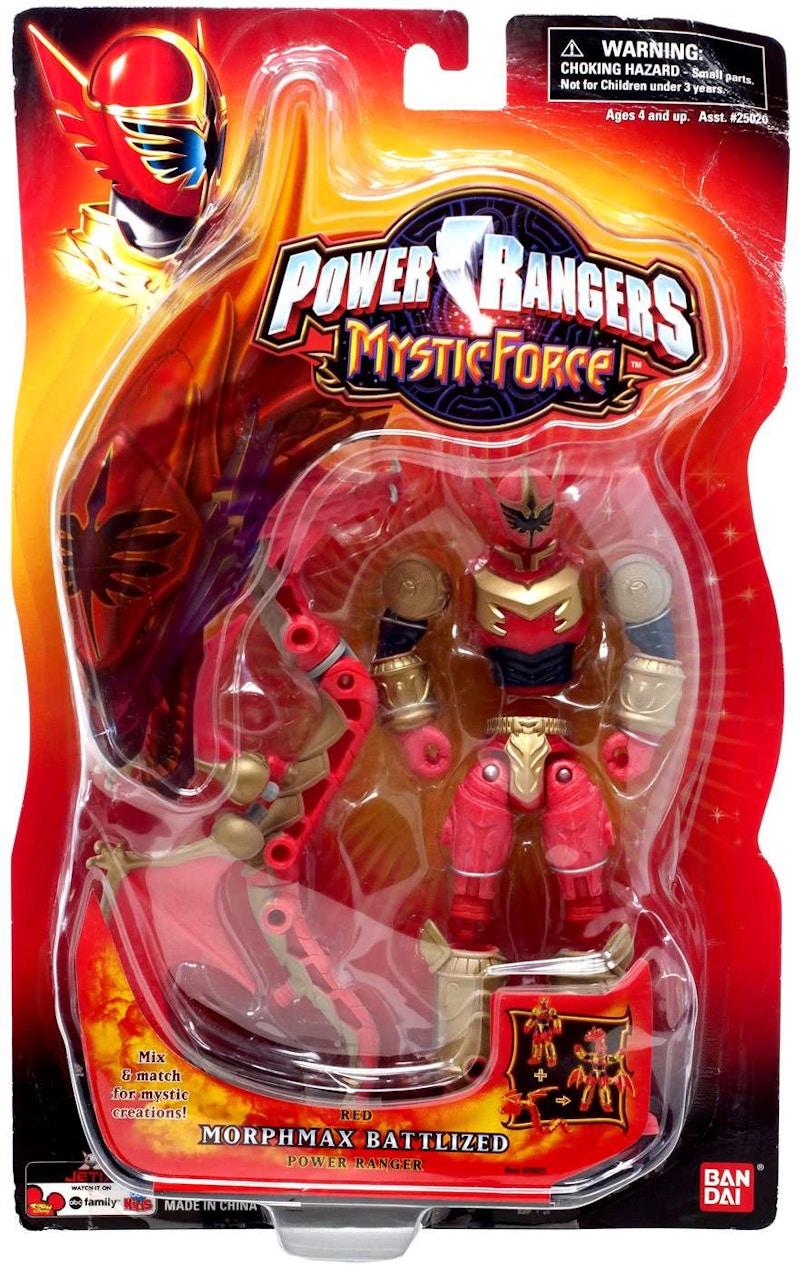 Bandai America Power Rangers Mystic Force Red Morphmax Battlized Ranger Action Figure