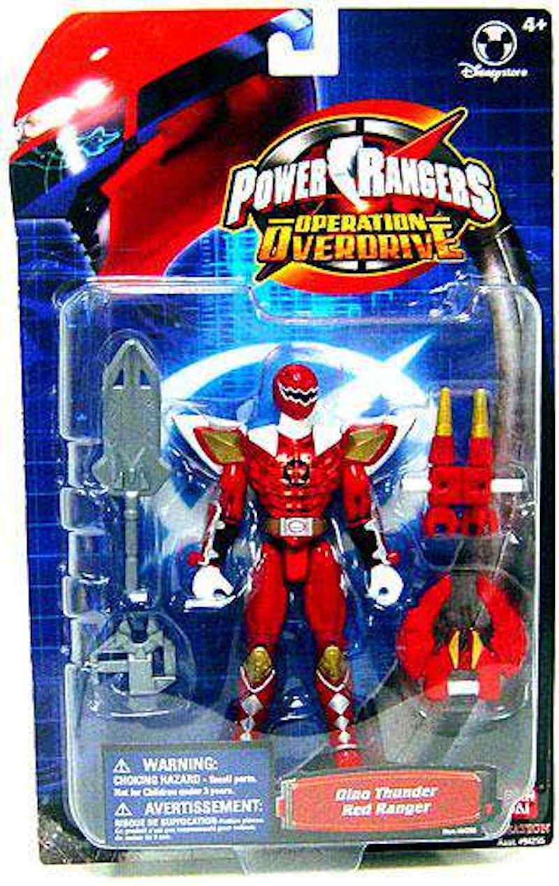 Bandai America Power Rangers Operation Overdrive Dino Thunder Red Ranger Exclusive Exclusive Action Figure