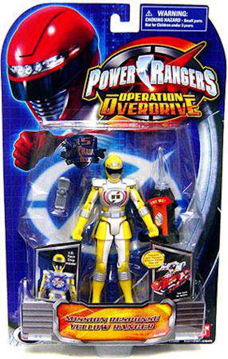 Bandai America Power Rangers Operation Overdrive Mission Response Yellow Ranger Action Figure