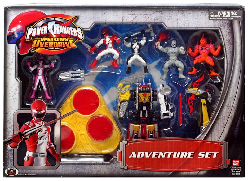 Bandai America Power Rangers Operation Overdrive Power Rangers Adventure PVC Figure Set