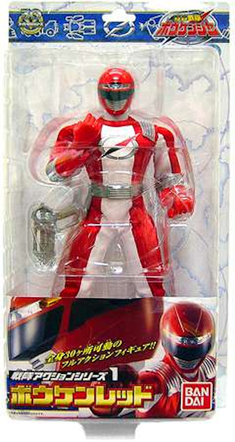 Bandai America Power Rangers Operation Overdrive Red Ranger Japanese Action Figure
