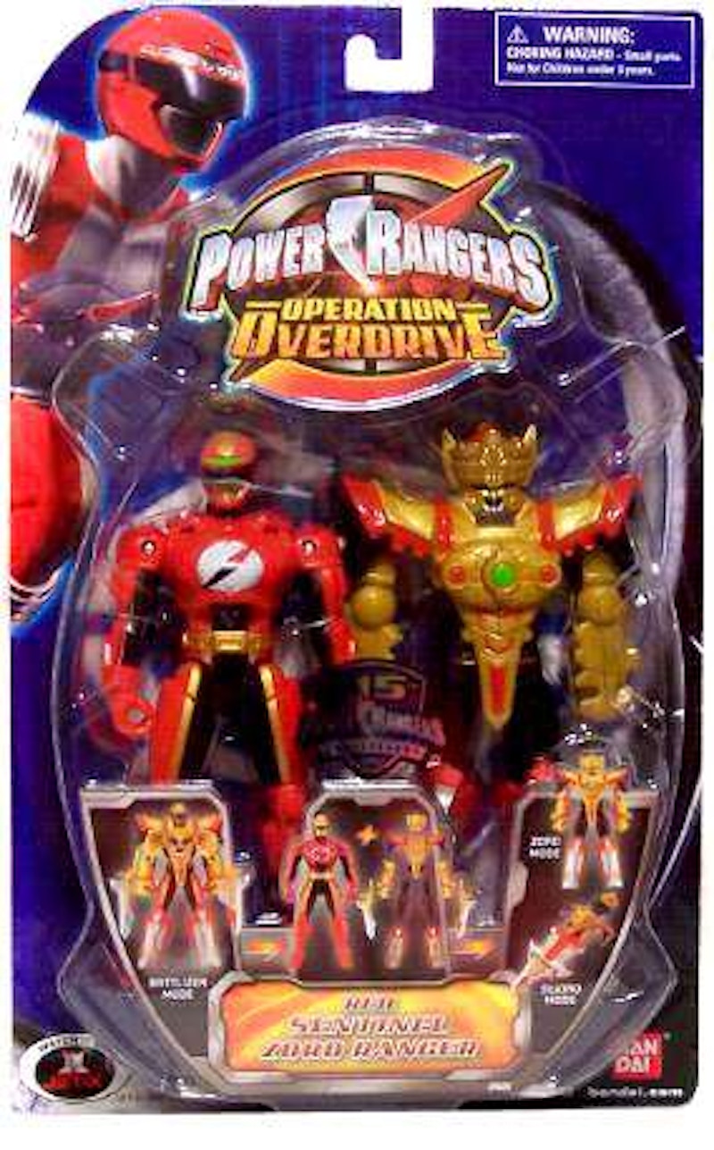 Bandai America Power Rangers Operation Overdrive Red Sentinel Zord Ranger Action Figure