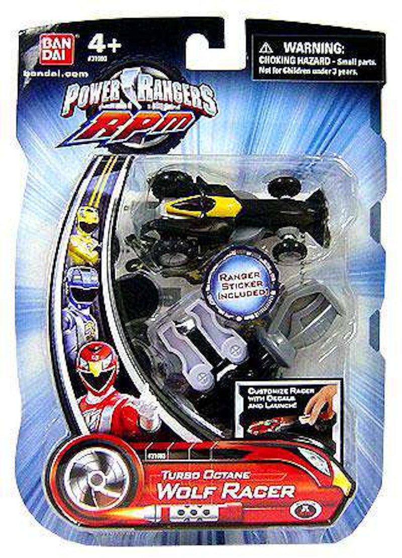 Bandai America Power Rangers RPM Turbo Octane Wolf Racer Action Figure