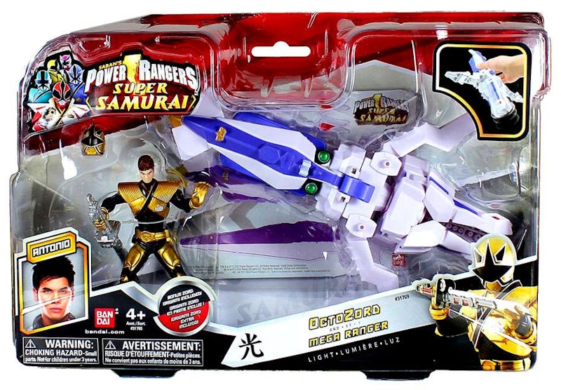 Bandai America Power Rangers Super Samurai OctoZord & Mega Ranger Antonio Light Action Figure