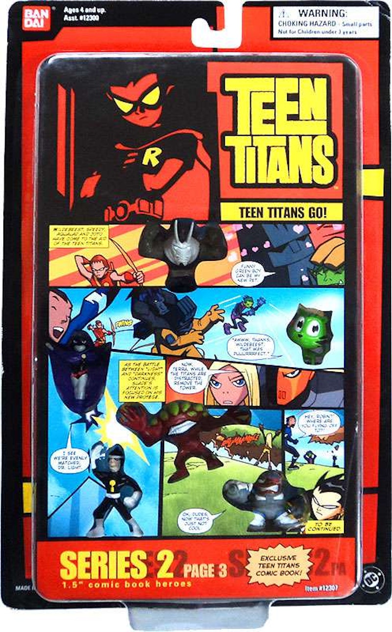 Bandai America Teen Titans Comic Book Heroes Series 2 Page 3 Exclusive Exclusive Figure Pack