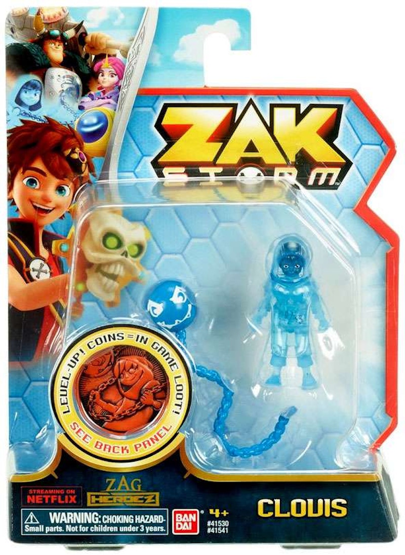 Bandai America Zag Heroez Zak Storm Clovis Action Figure