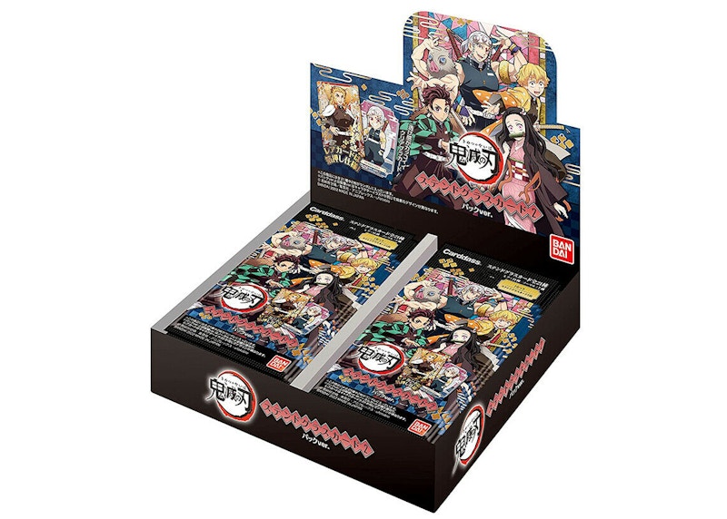 Bandai Demon Slayer Stained Glass Card Booster Box (Japanese)