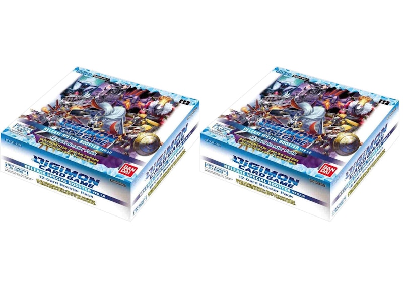 Bandai Digimon Release Special (BT01-03A) Booster Box 2x Lot