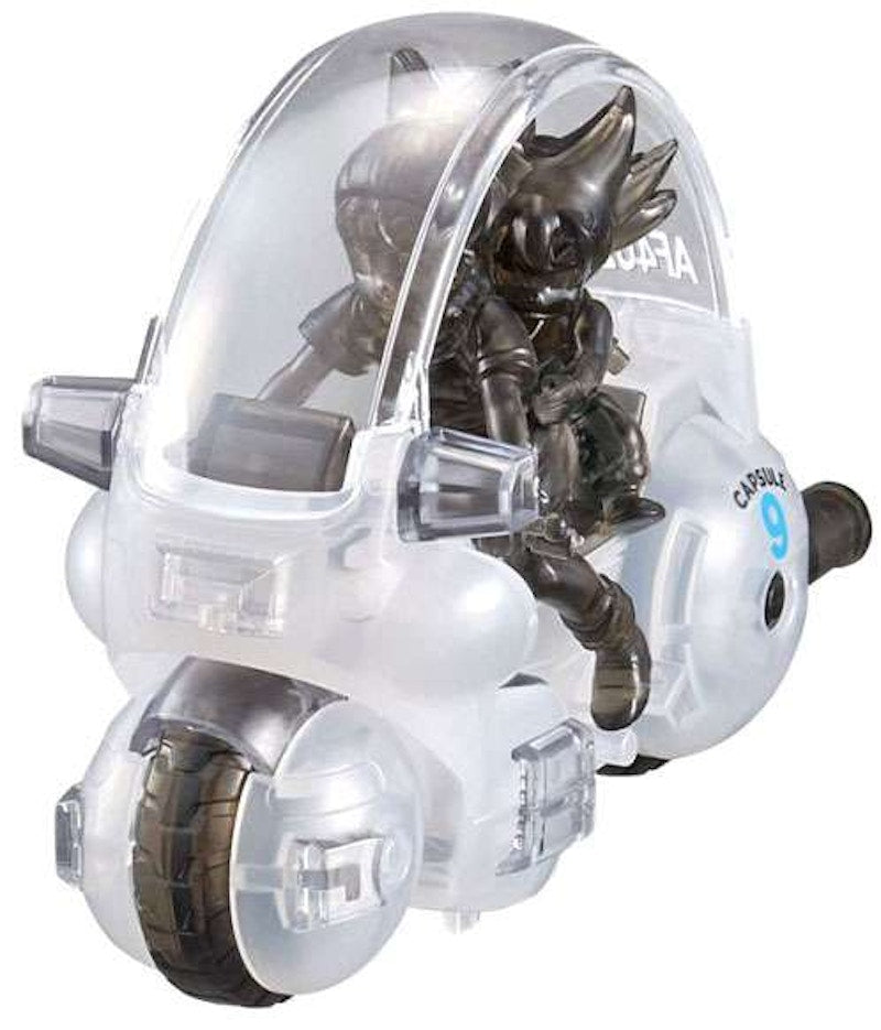 Bandai Dragon Ball Mecha Collection Dragon Ball Bulma's Capsule No.9 Motorcycle Clear SDCC 2018 San Diego Comic Con Exclusive PVC Figure