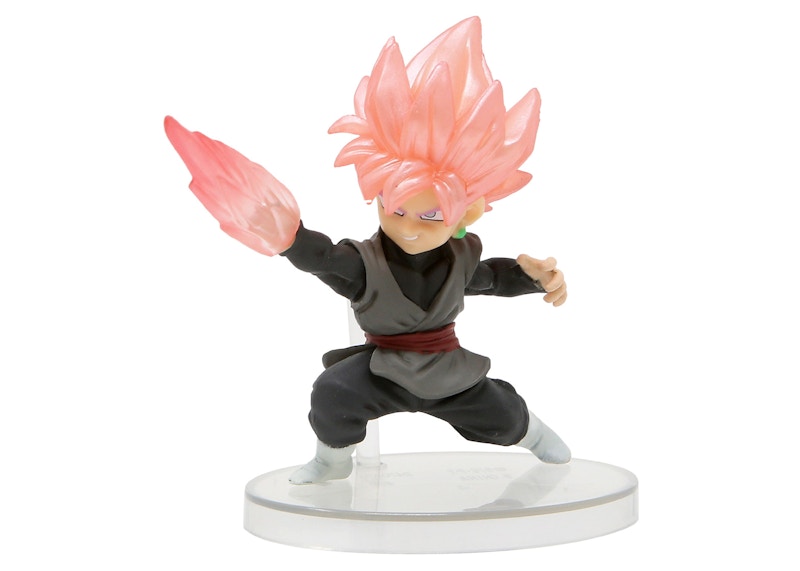 Bandai Dragon Ball Super Adverge Motion Super Saiyan Rose Goku Black Action Figure Gray & Pink