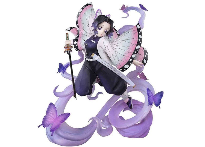 Bandai Figuarts ZERO Demon Slayer Kimetsu No Yaiba Shinobu Kocho Insect Breathing Action Figure Purple