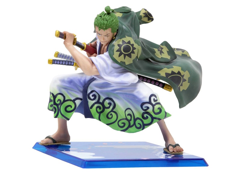 Bandai Figuarts Zero One Piece Roronoa Zoro Zorojuro Action Figure Green