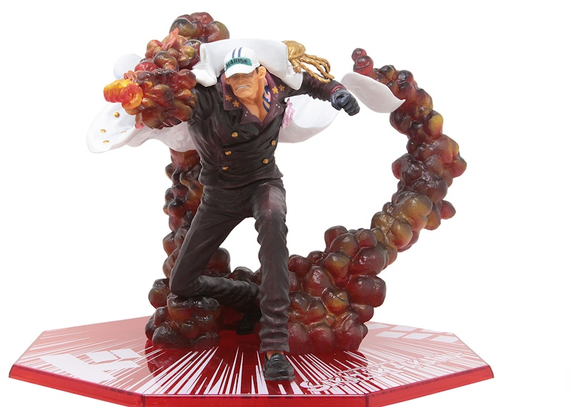 Bandai Figuarts Zero One Piece The Three Admirals Sakazuki Akainu Action Figure Burgundy