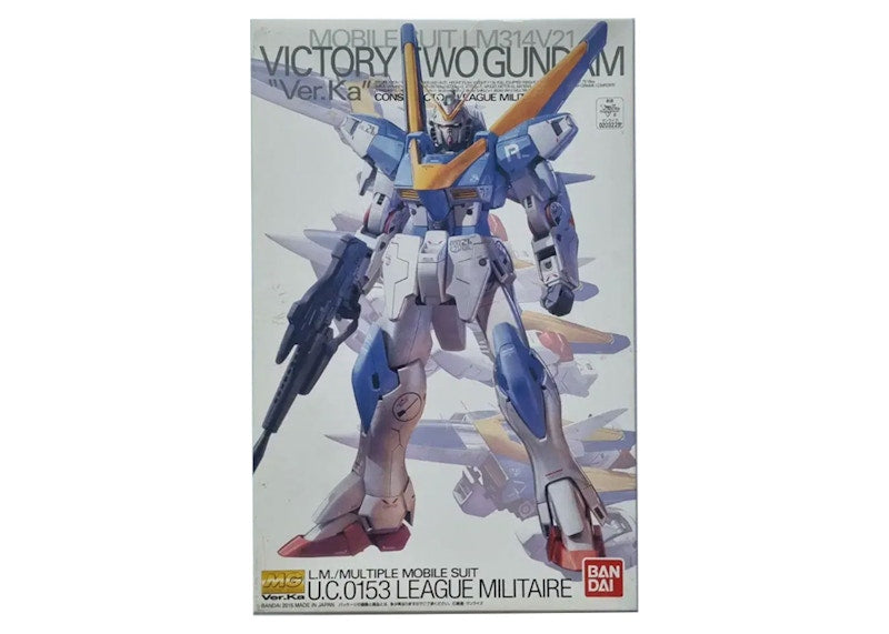 Bandai Gundam 1/100 MG LM314V21 Victory Two Gundam Ver.Ka Model Kit Figure (2015)