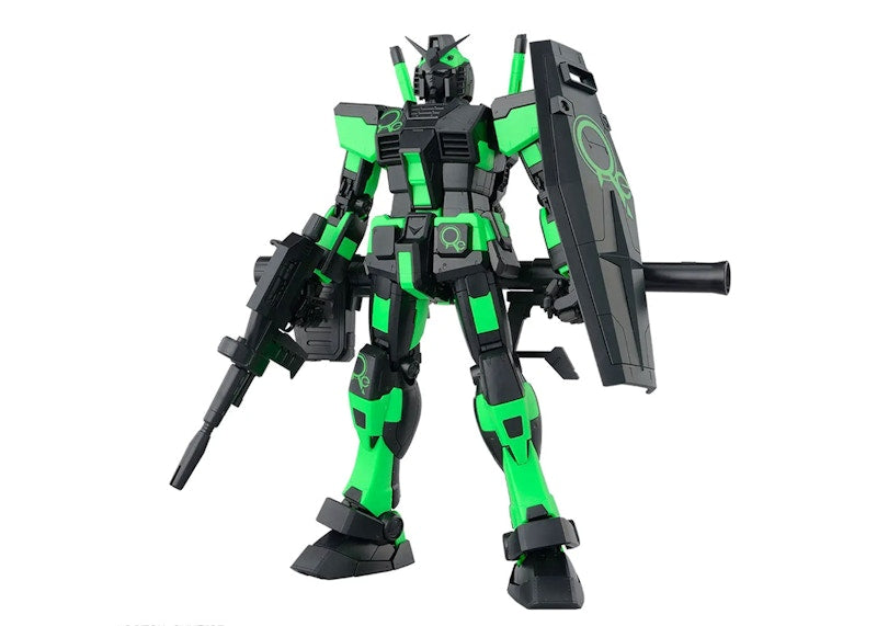 Bandai Gundam 1/100 MG RX-78-2 Ver 3.0 (Recirculation Edition) Model Kit Figure (2021) Neon Green
