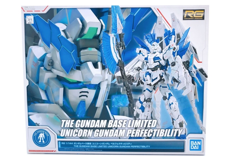 Bandai Gundam 1/144 RG Unicorn Gundam Perfectibility (Base Limited Edition) Model Kit Figure (2020)