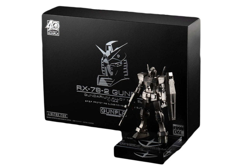 Bandai Gundam 1/144 Scale RX-78-2 Gundarium Alloy Model Figure