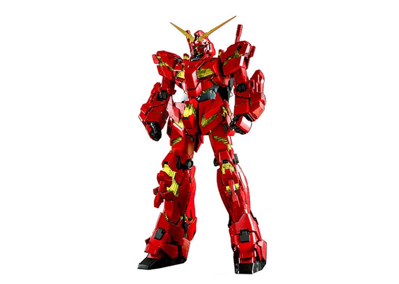 Bandai Gundam 1/60 PG RX-0 Unicorn Gundam Armed Armor De (China Red Ver) Model Kit Figure