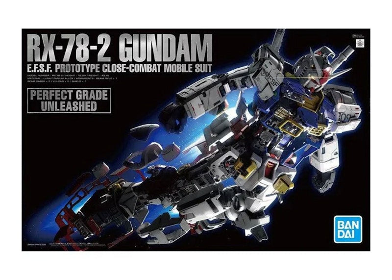 Bandai Gundam 1/60 PG RX-78-2 Gundam Unleashed Model Kit Figure (2020)